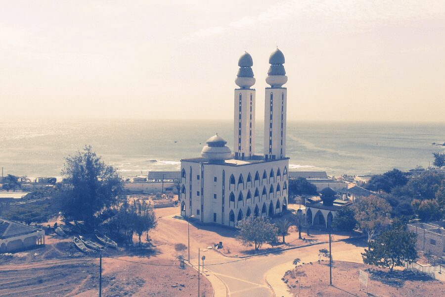 fishermgan mosque, dakar, senegal